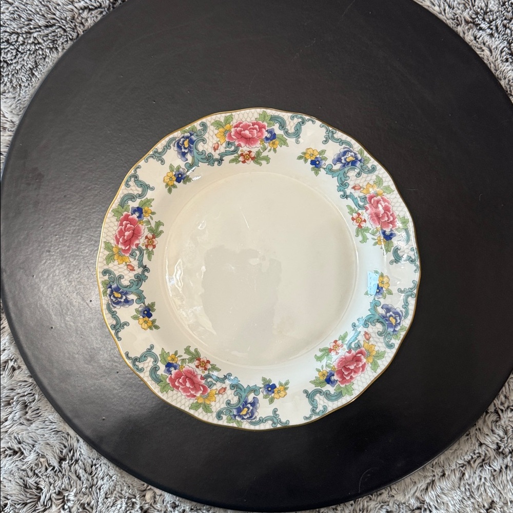 Royal Doulton Booths Majestic‎ Collection Floradora Gold Scalloped Edge TC 1127 - Picture 9 of 10